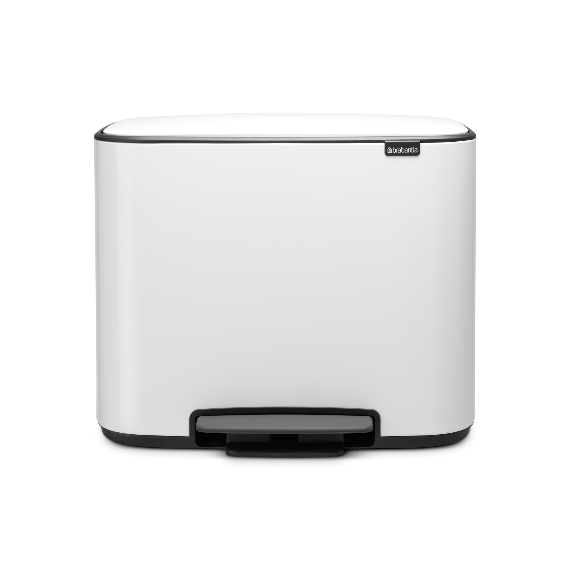 Brabantia Bo Pedaalemmer, met 3 binnenemmers, 3 x 11 liter - White