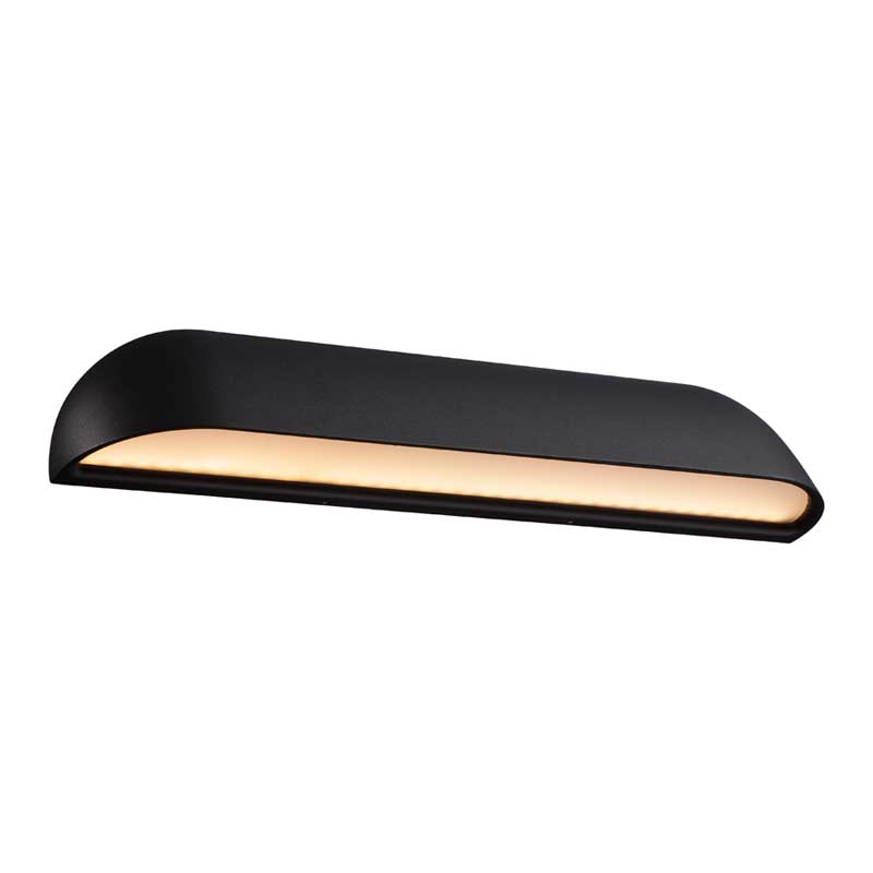 Nordlux Front Wandlamp buiten L - LED - 3000K - IP44 - Zwart