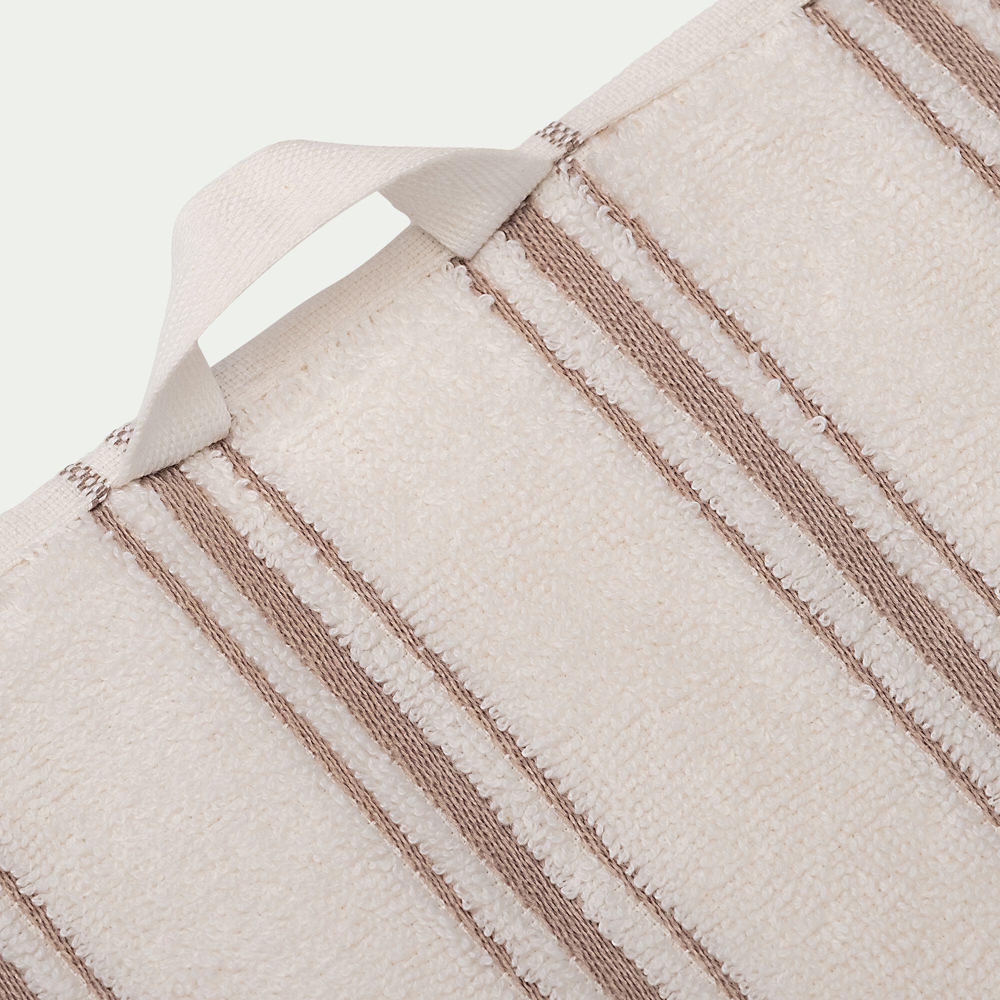 ROMY - Serviette de toilette en coton 50x100cm - blanc ventoux
