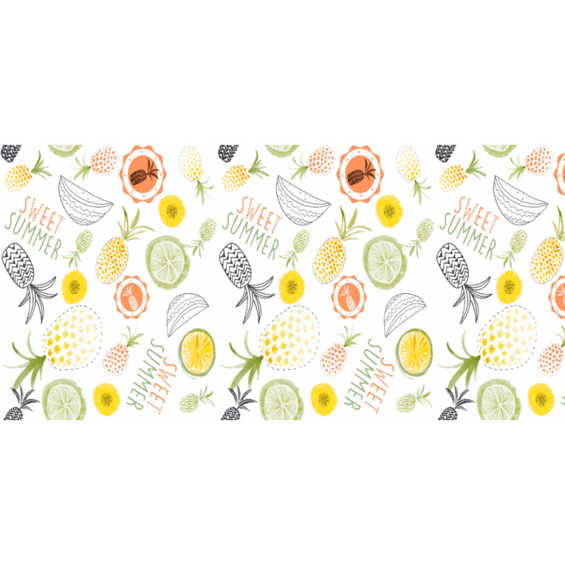 Nappe en PVC non tissé Sweet Summer 140 cm au mètre