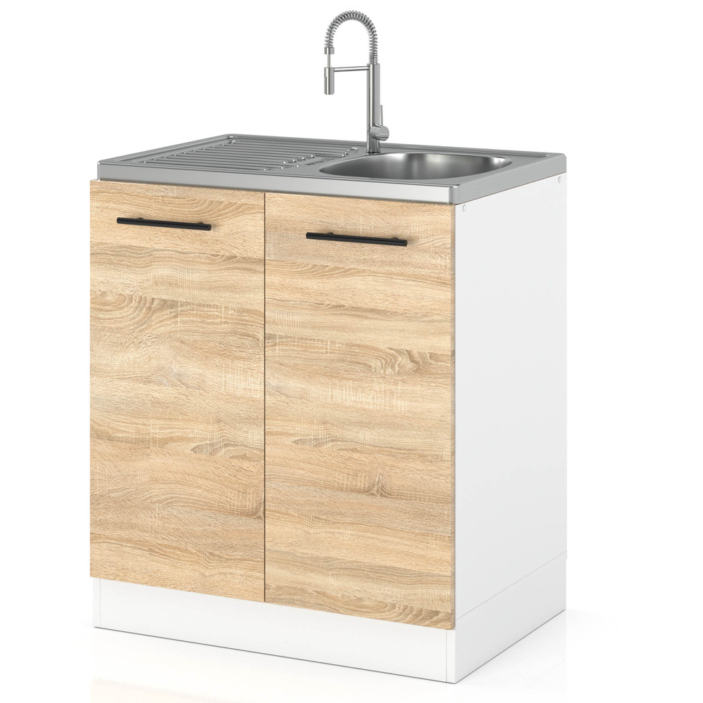 Szafka kuchenna dolna modułowa pod zlew 60cm spremium sonoma