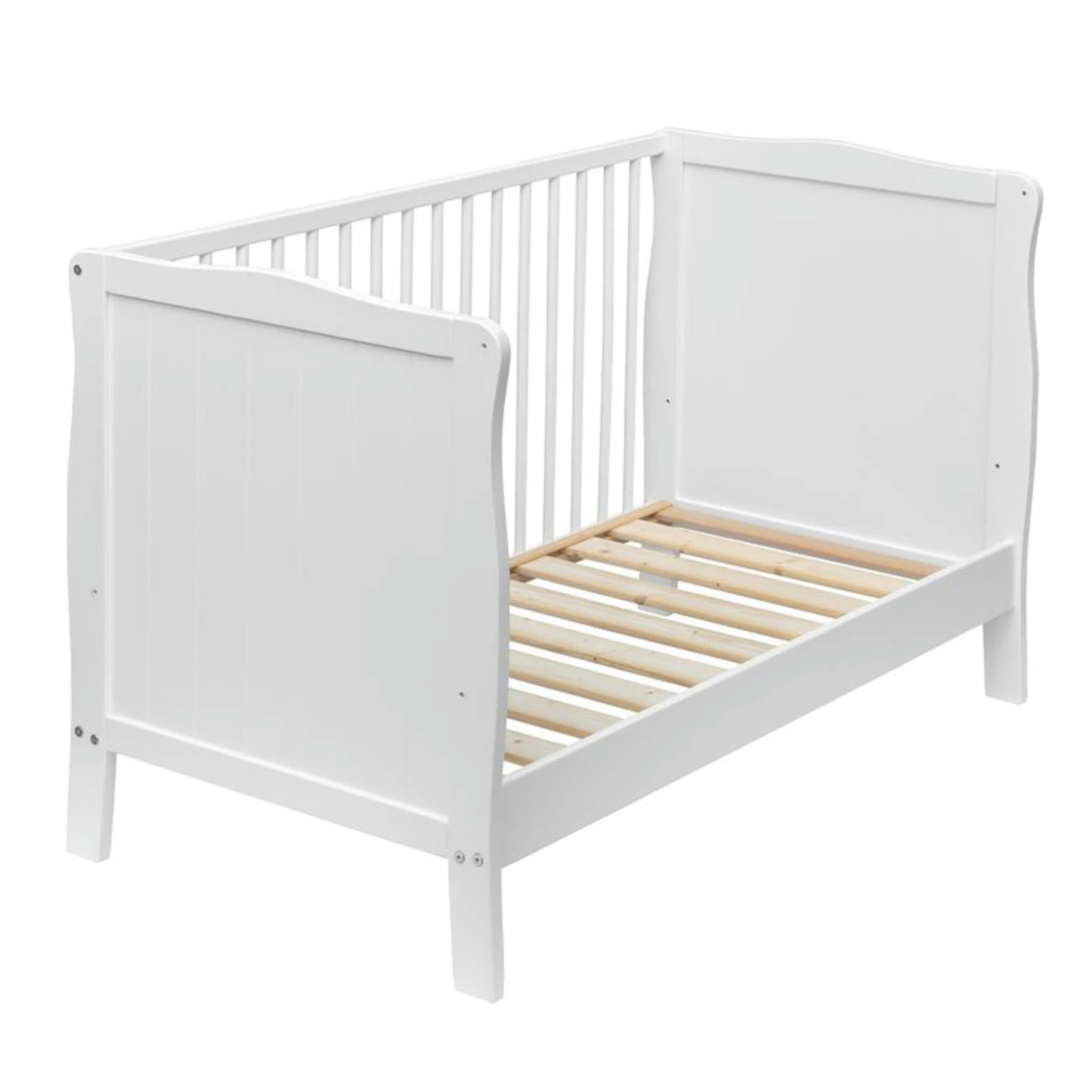 - Lit évolutif en bois blanc 60x120