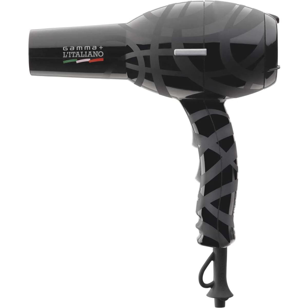 Gamma+ L’Italiano Hairdryer - Black INCLUDES FREE DIFFUSER