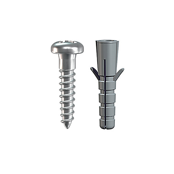 Pack de 16 jeux de fixations pour Cimaise Top Rail Blanc - Fixation Cimaise Arti aluminium anodisé