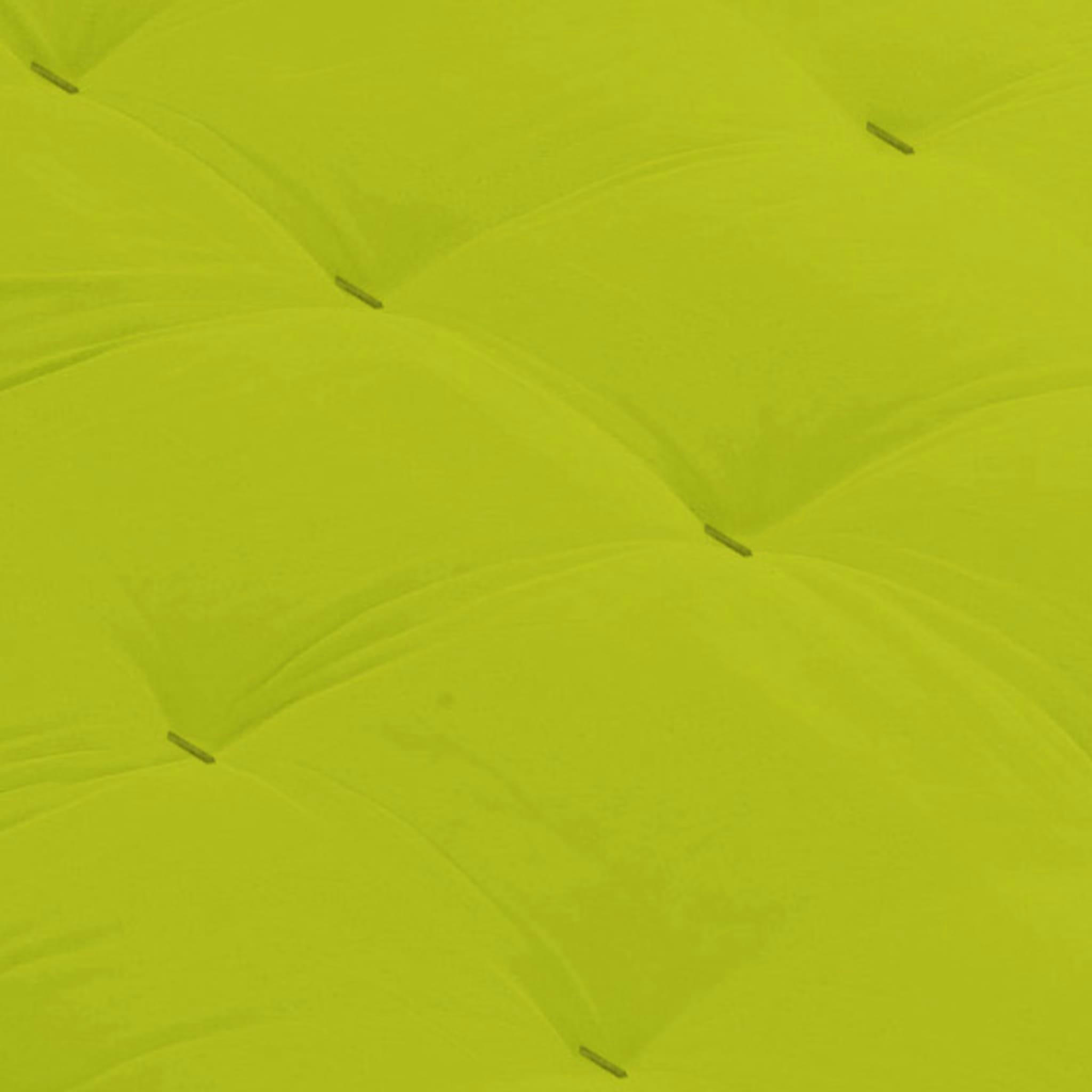 - Matelas futon coton traditionnel, 13cm vert 90x190