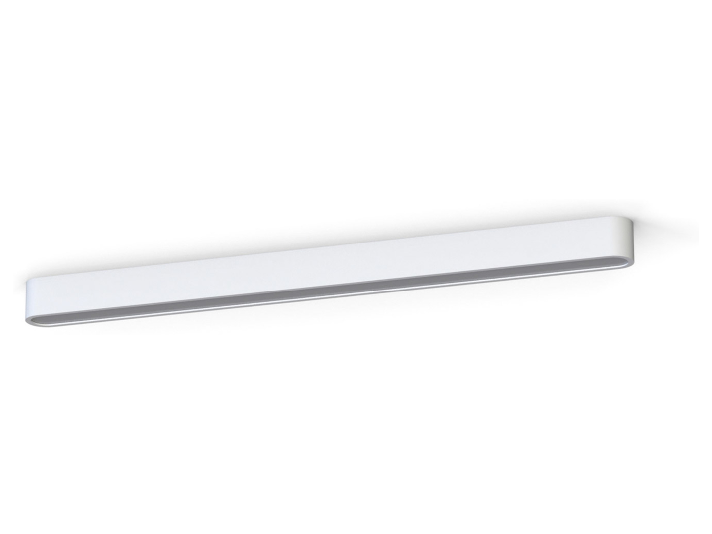 PlafonSoft LED 95 cm aluminiowy biały