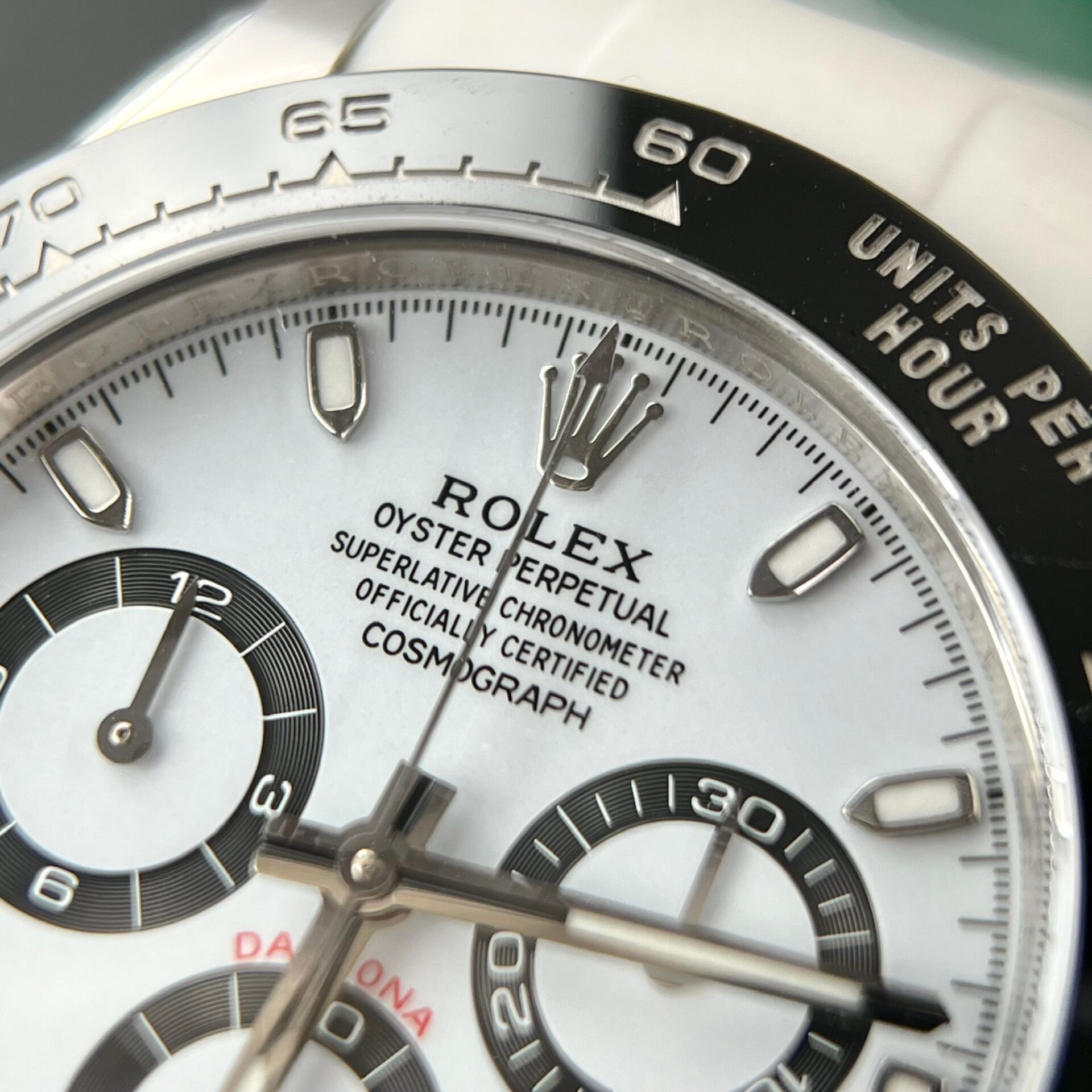 Rolex Daytona 116509LN Panda 904L Steel White Dial 40mm Oysterflex Super Clone