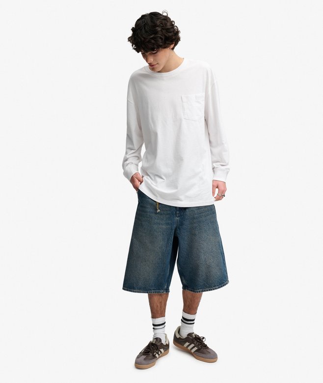 Bench Boxy Long Sleeve Pocket Top
