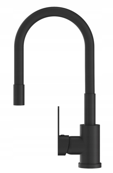 Zlew kuchenny kwarc Franke Sirius Sid 610 czarny bateria