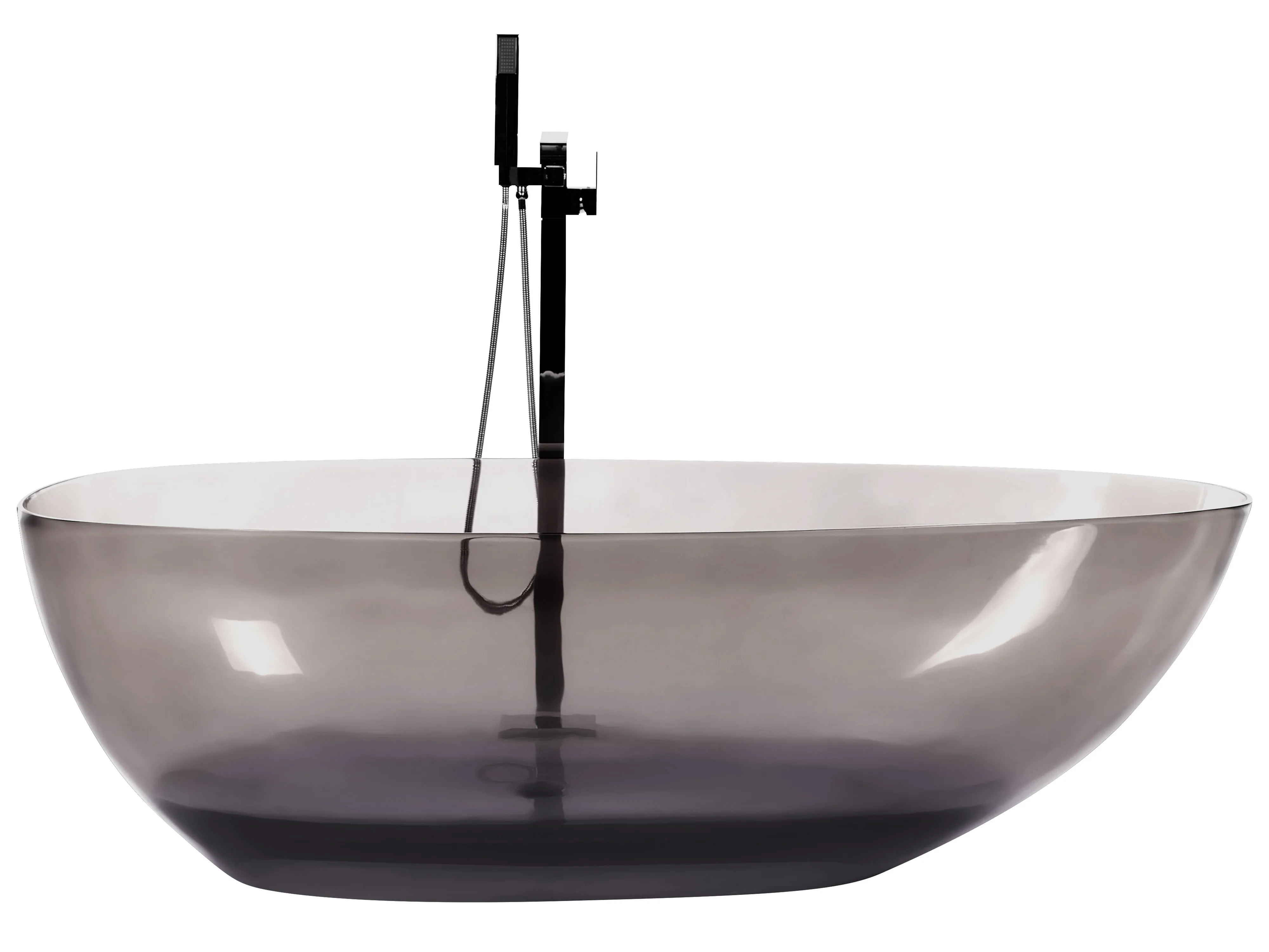 Freestanding Bathtub BLANCARENA 1700 x 780 mm Black