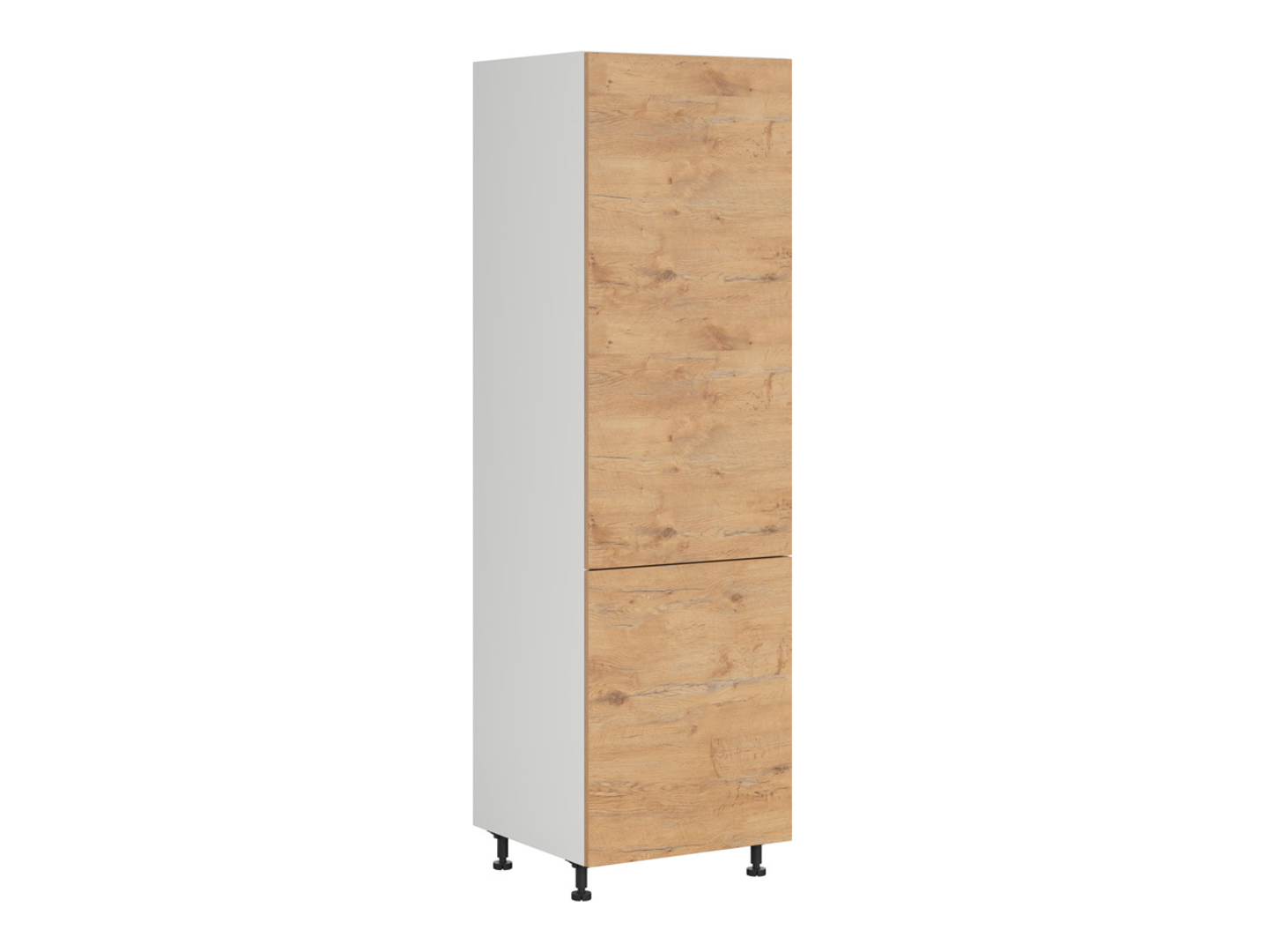 Szafka pod zabudowę lodówki Hamper 60 cm prawa dąb lancelot