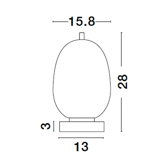 Tischleuchte »Lato «, LED, mit Schnurschalter, schwarz/weiß