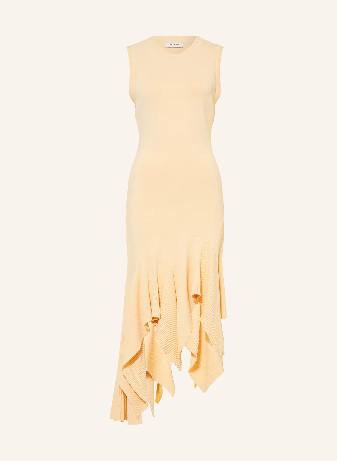 SANDRO Strickkleid mit Volants