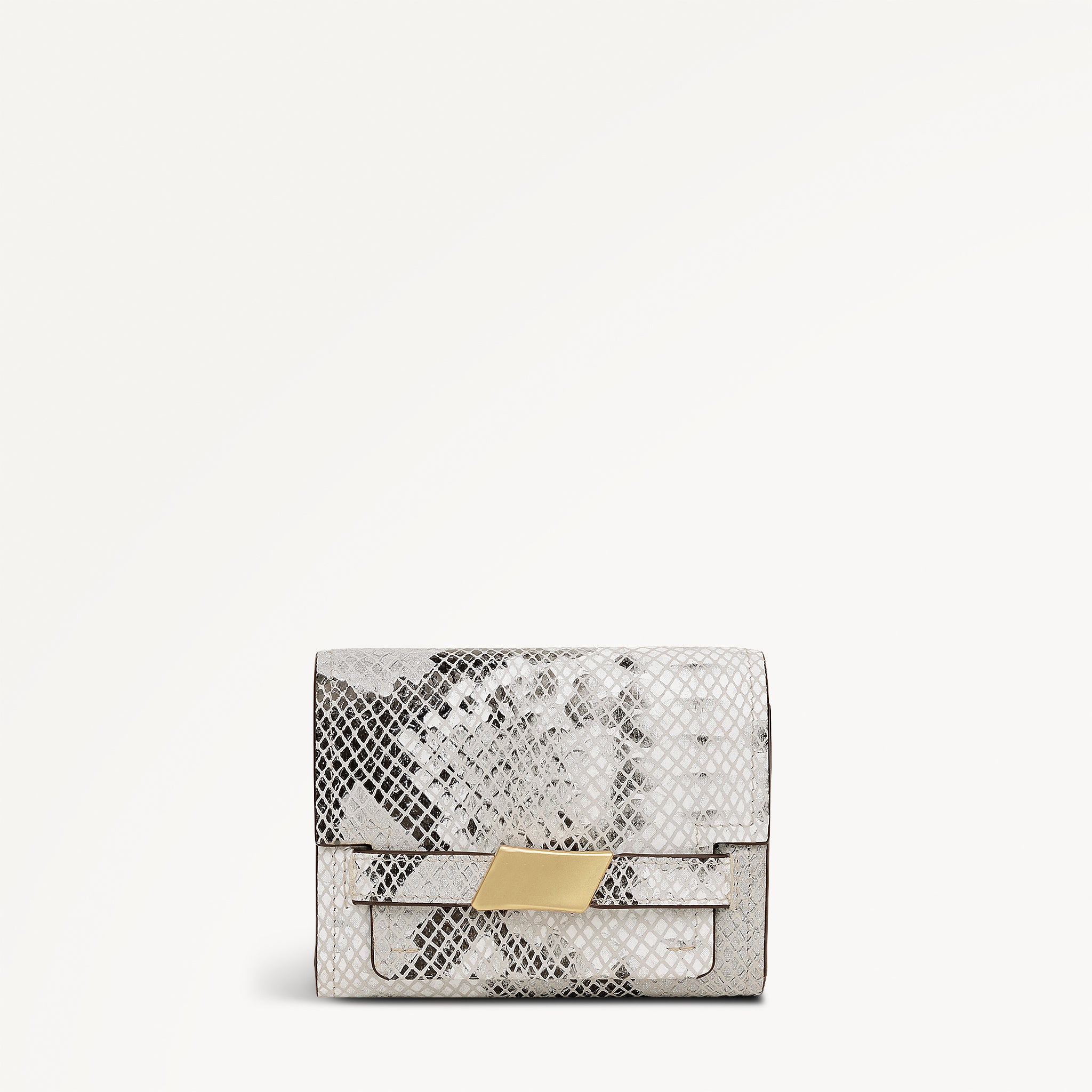The Christina - Faux Snake - Medium Flapover Purse