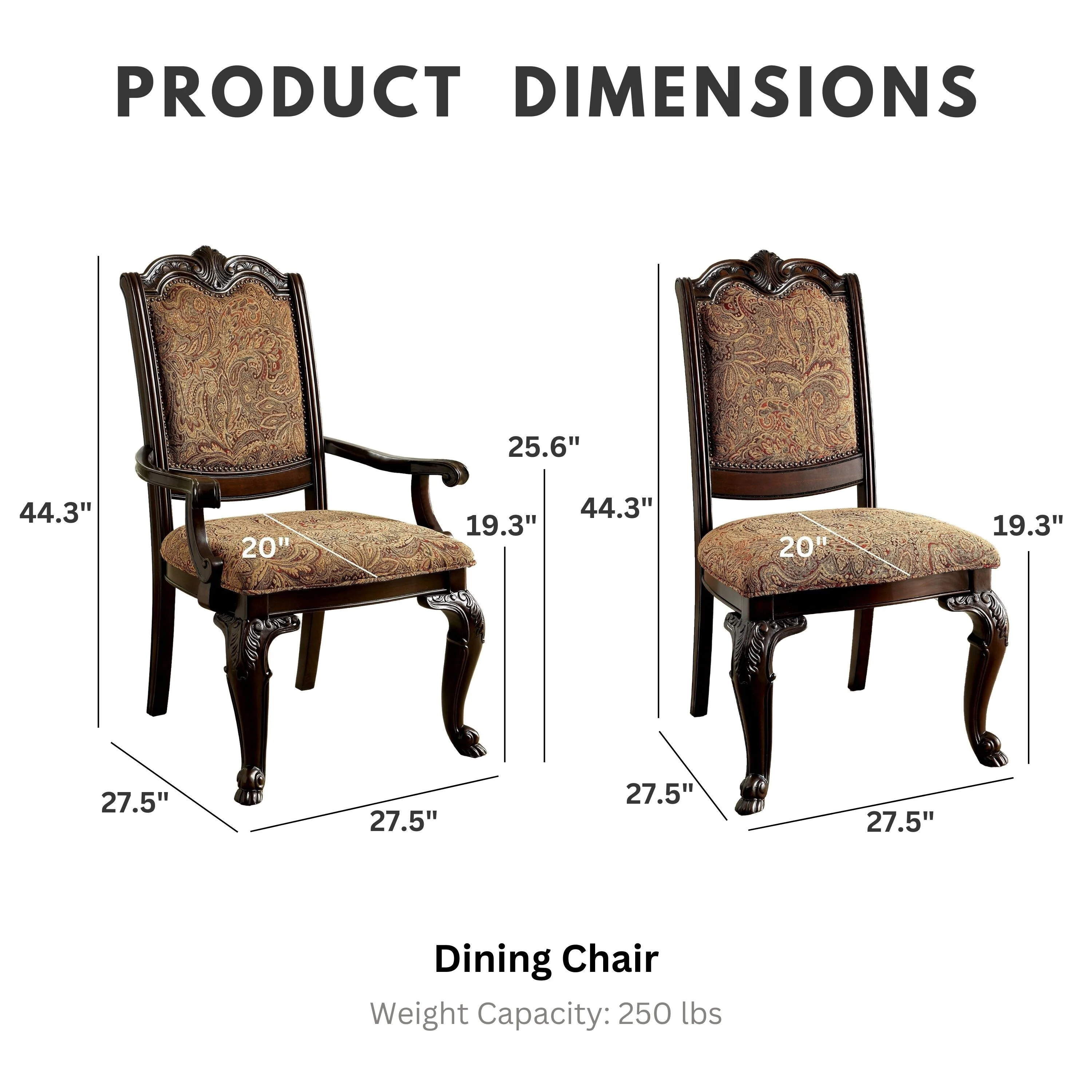 Kova Traditional Brown Cherry Wood 9-Piece Dining Set by Furniture of America