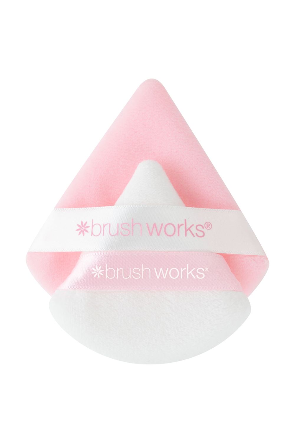 Brushworks Triangular Powder Puff Duo