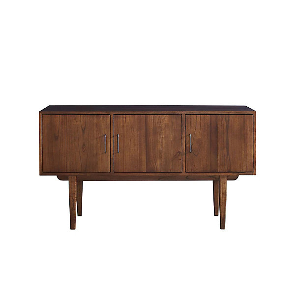 Meuble de salle de bain en mindi massif 135 cm