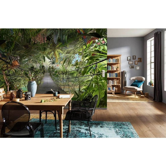 Papiertapete »Wild Bridge«, Breite: 368 cm, inkl. Kleister