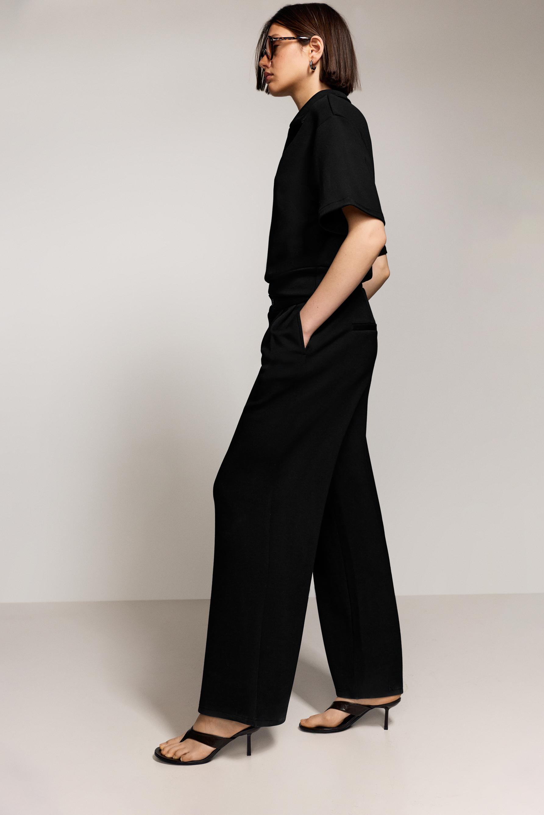 Pantalón wide leg fluido