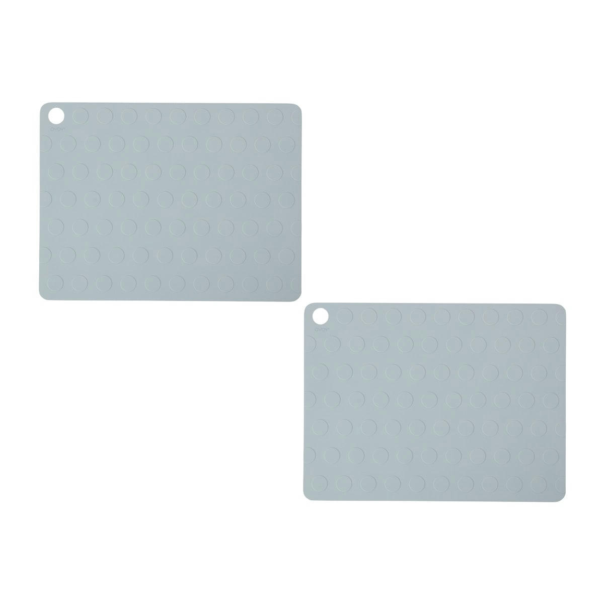 DOTTO - Dessous de table bleu en silicone 45x34cm