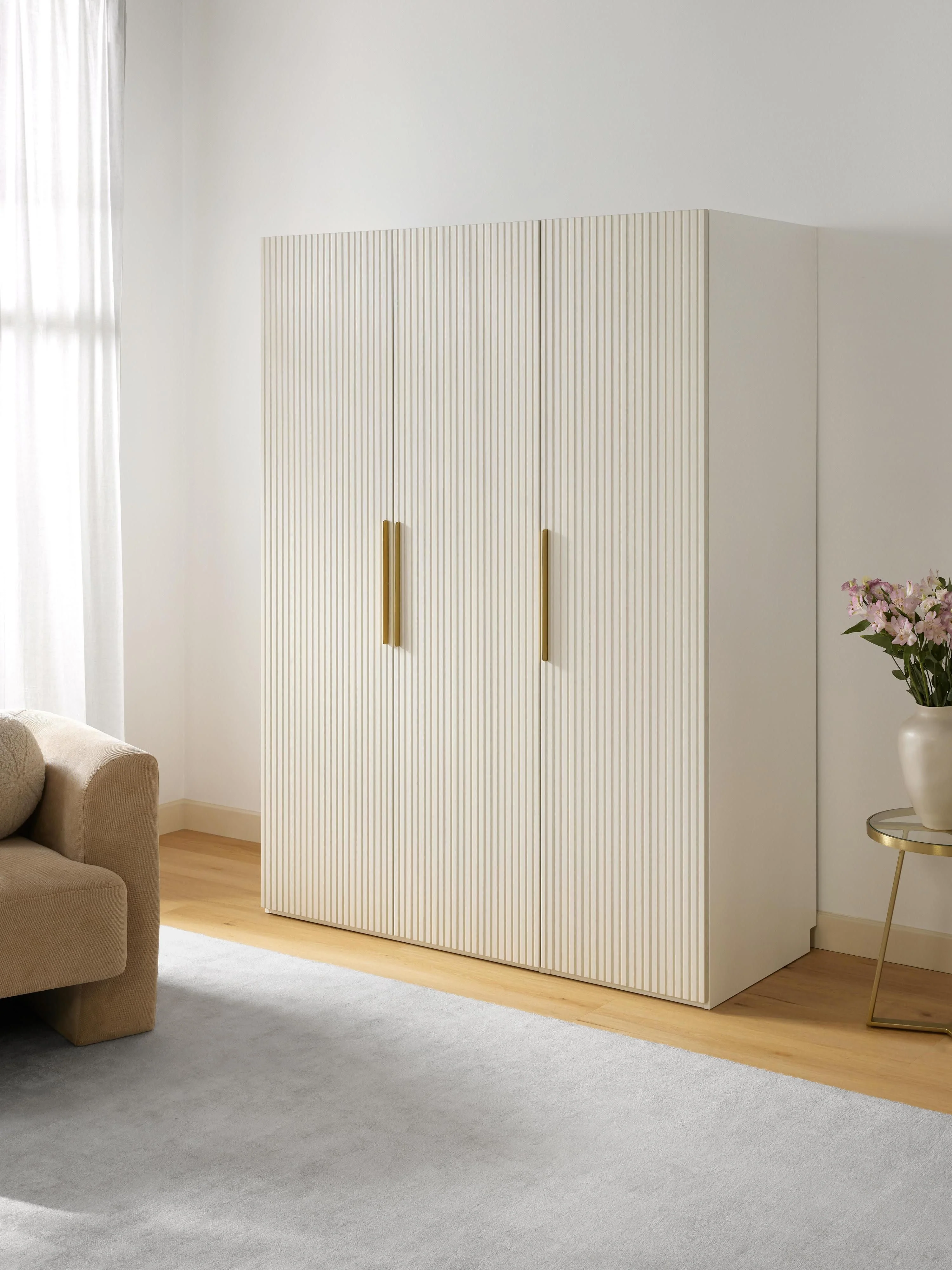 Modularer Drehtürenschrank Simone, 150 cm Breite, in verschiedenen Größen