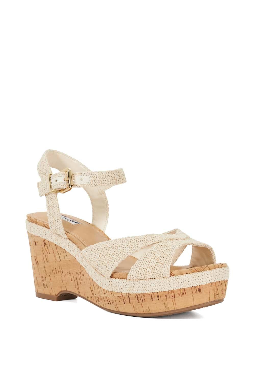Dune London Wide Fit 'Kelulu' Wedges