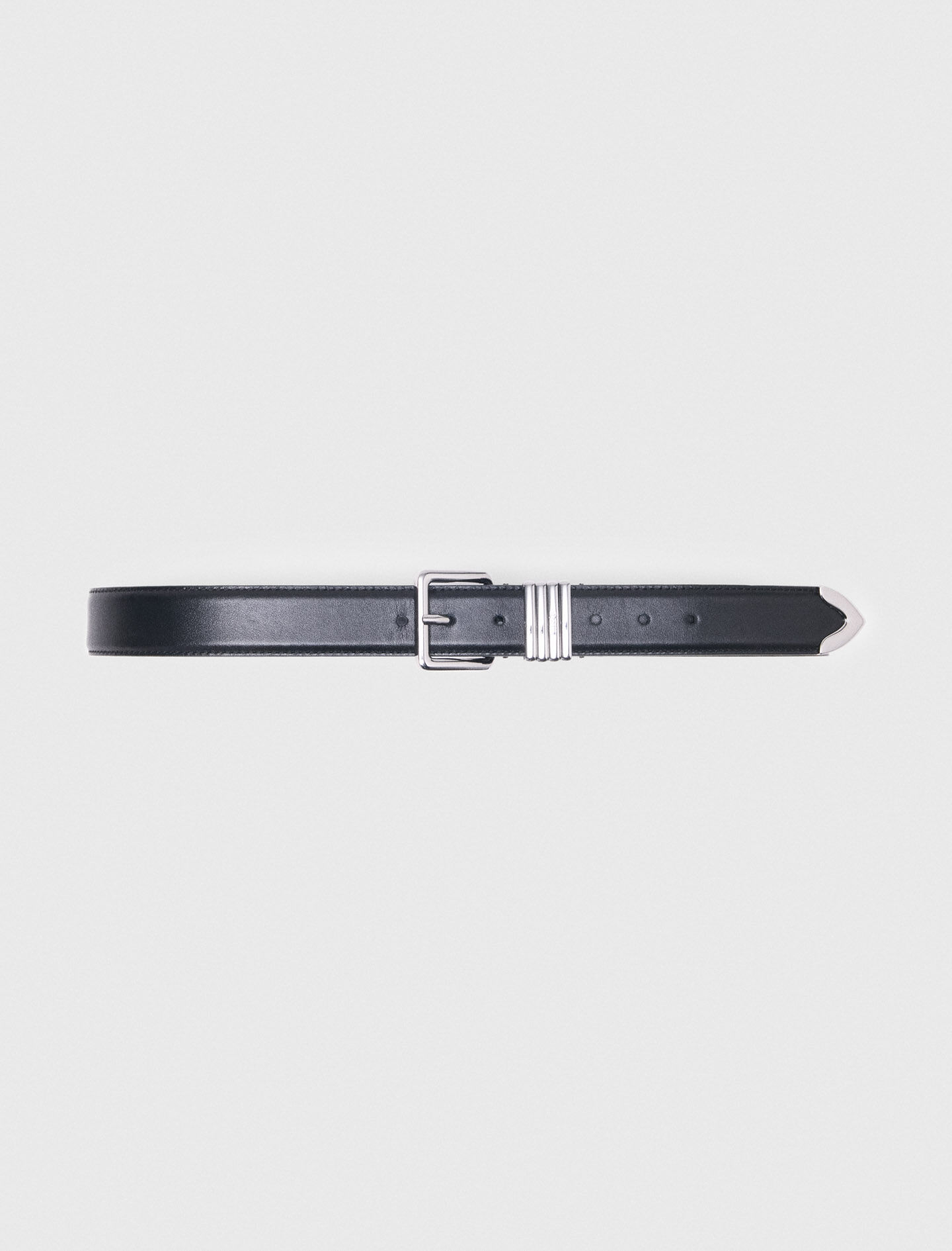 Ceinture en cuir lisse