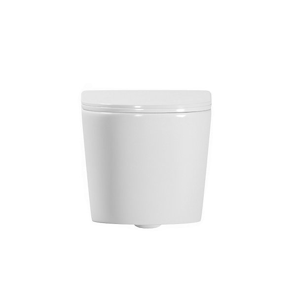 Duofix Pack WC bâti-support   WC suspendu sans bride avec abattant SoftClose Ceramia   plaque blanche (GEBCE14WT05-FR)