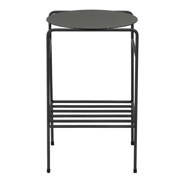 MESA LATERAL C/PRATELEIRA 33 CM X 33 CM NOLA