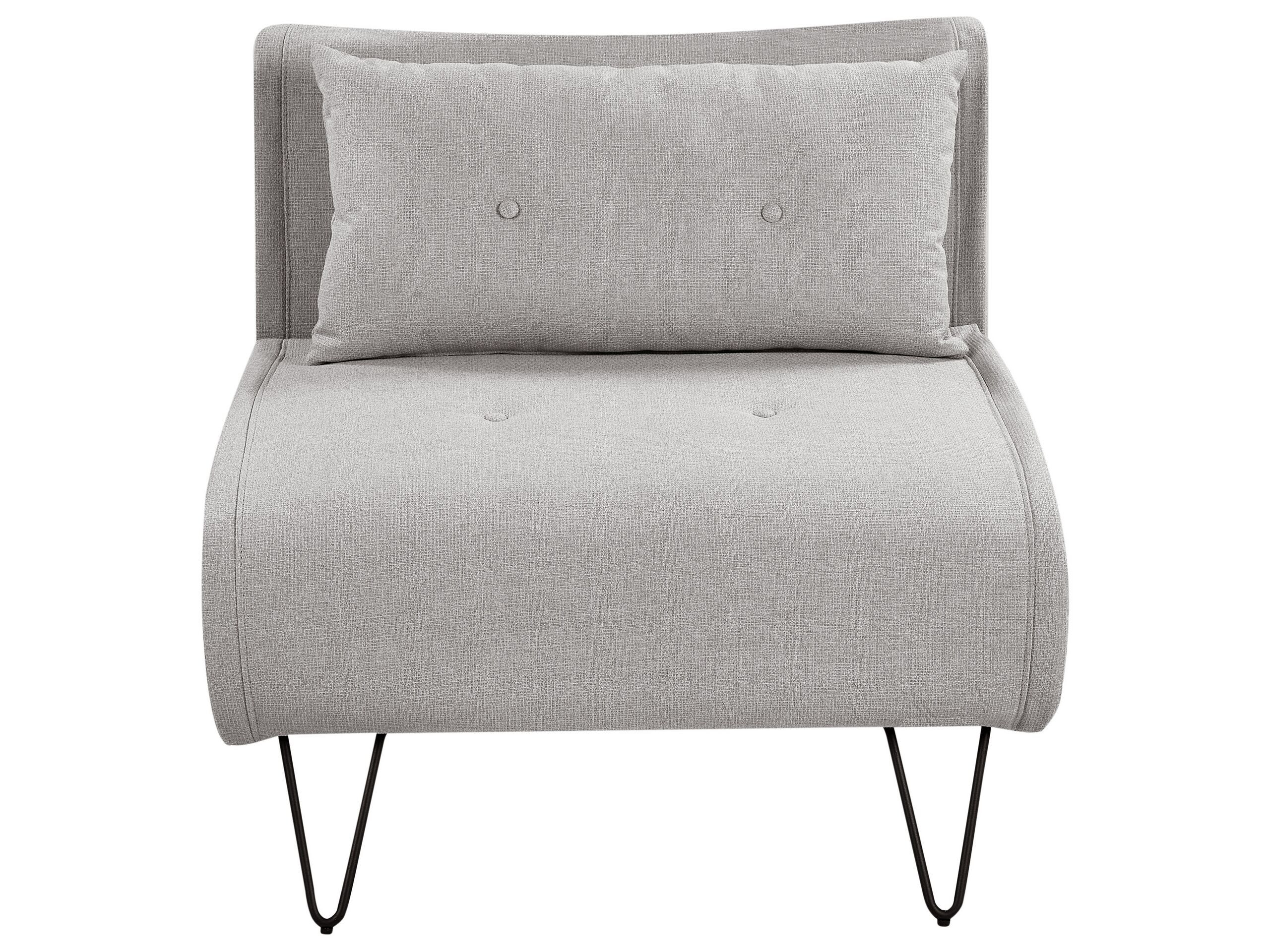 Sofa kanapa jednoosobowa jasnoszara