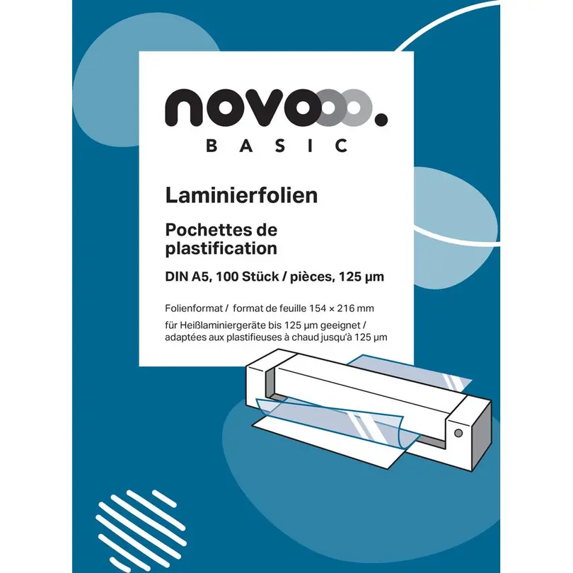 Klebeband 100er-Set Laminierfolie
