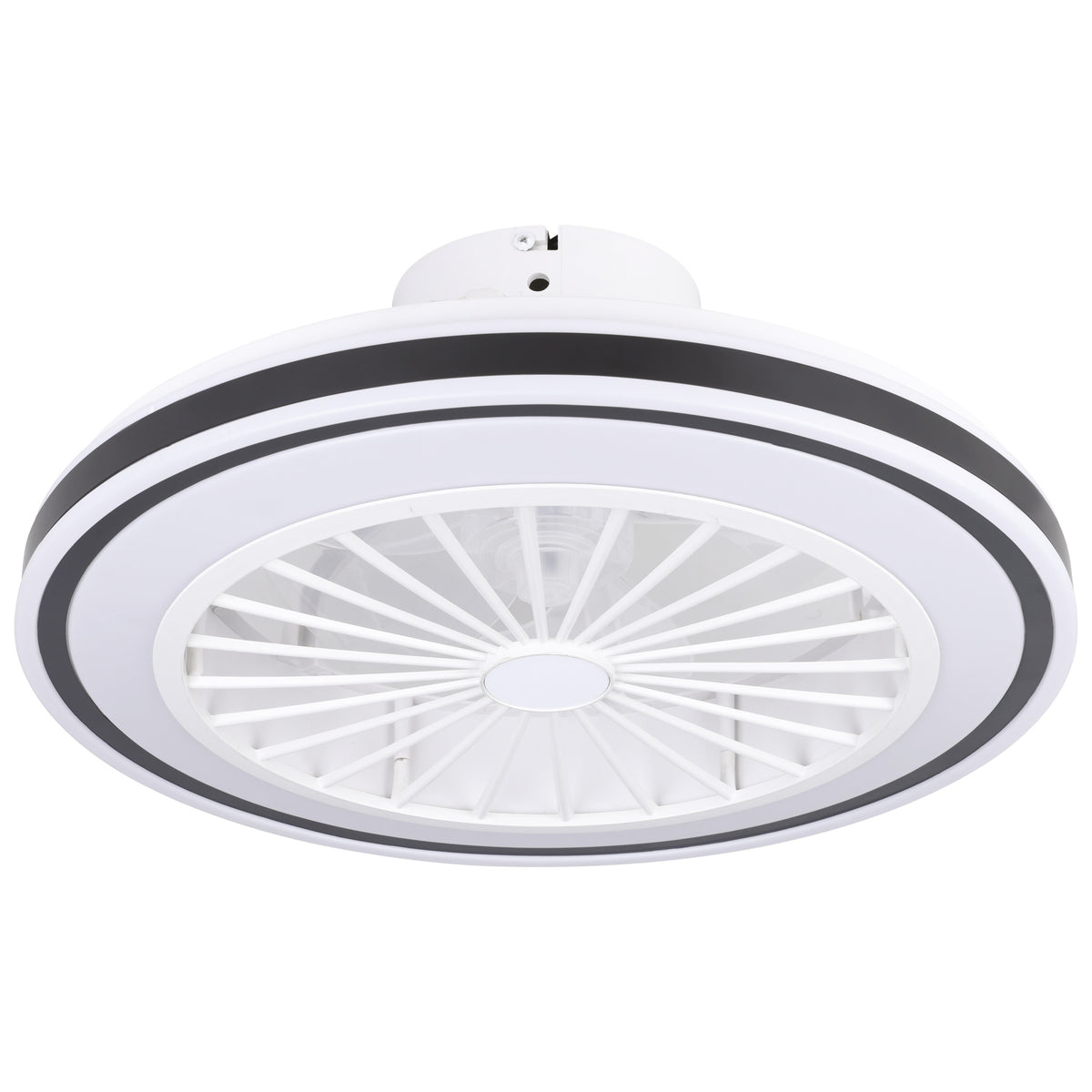 EGLO plafondlamp met ventilator Bilinga - ac led-cct - wit/zwart