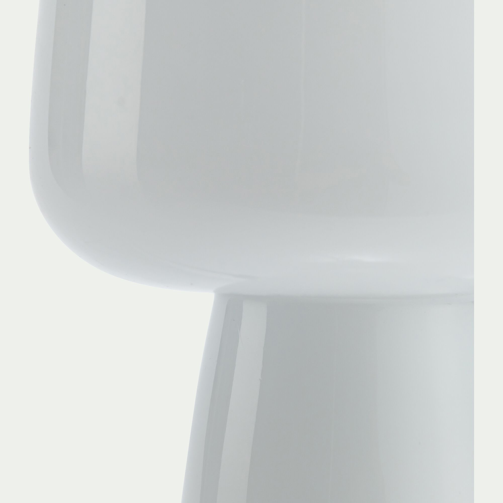 NATALIA - Lampe à poser électrifiée en verre - blanc