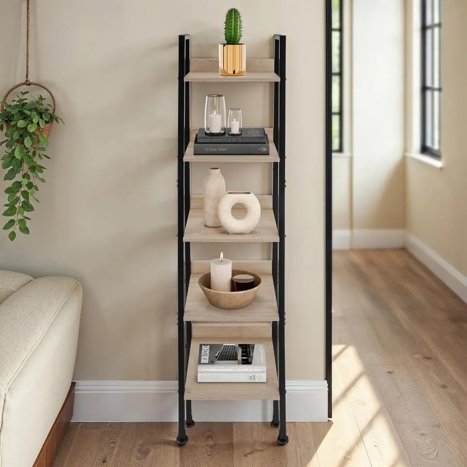 tectake Wandrek, Industrieel Licht Hout, Eiken Sonoma