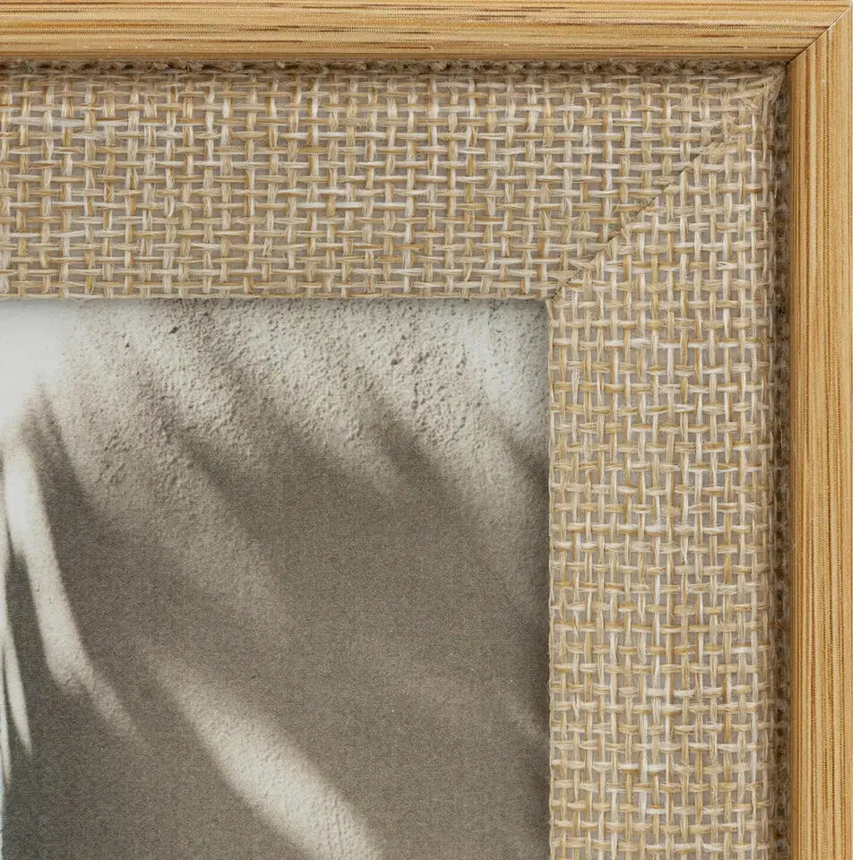 Atmosphera Fotolijstje - foto 13 x 18 cm - beige - mdf/glas