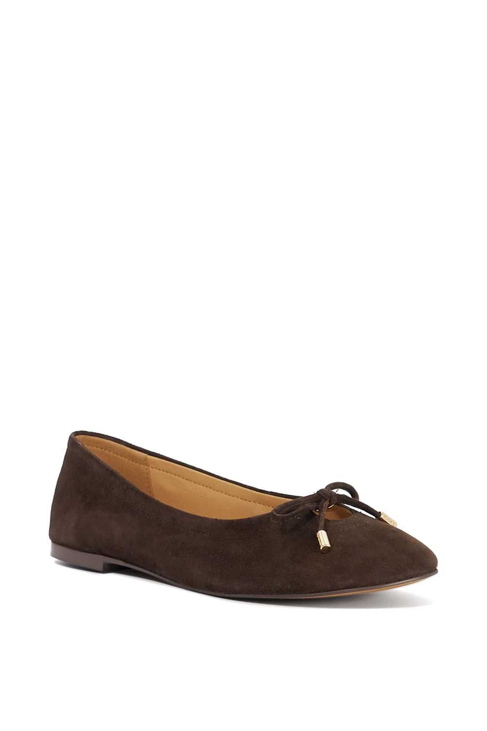 Dune London Hali' Suede Ballet Pumps