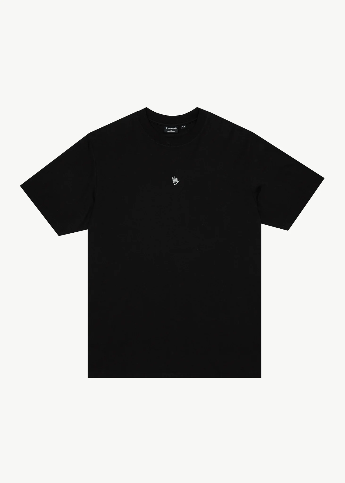 AFENDS Mens Flame - Retro Tee - Dark Olive / Black