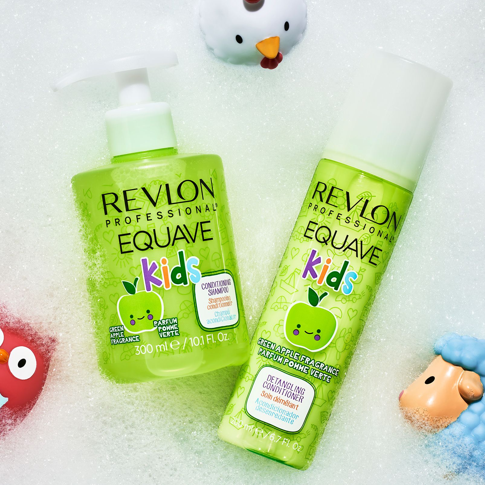Revlon Equave Kids Conditioning Shampoo Green Apple 300ml