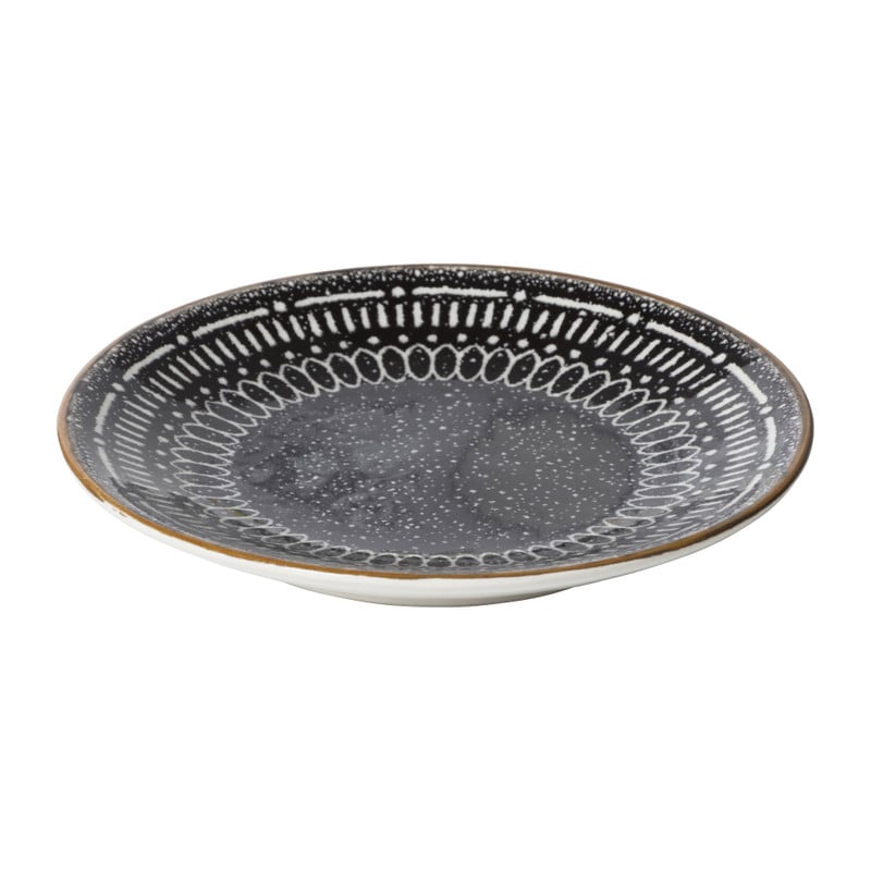 Gebaksbord Yara - zwart - &Oslash;15.2 cm