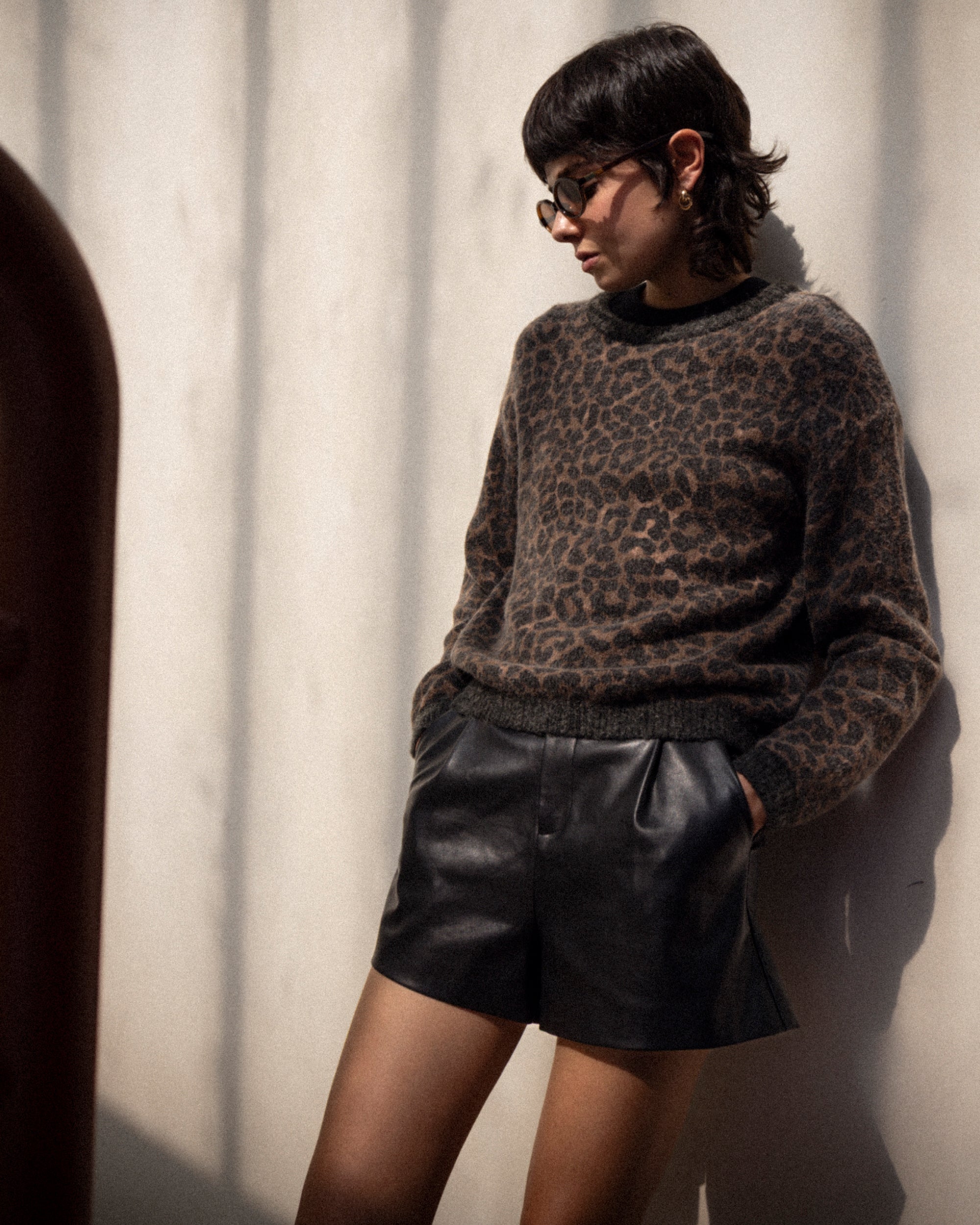 Pull à motifs leopard Santigold