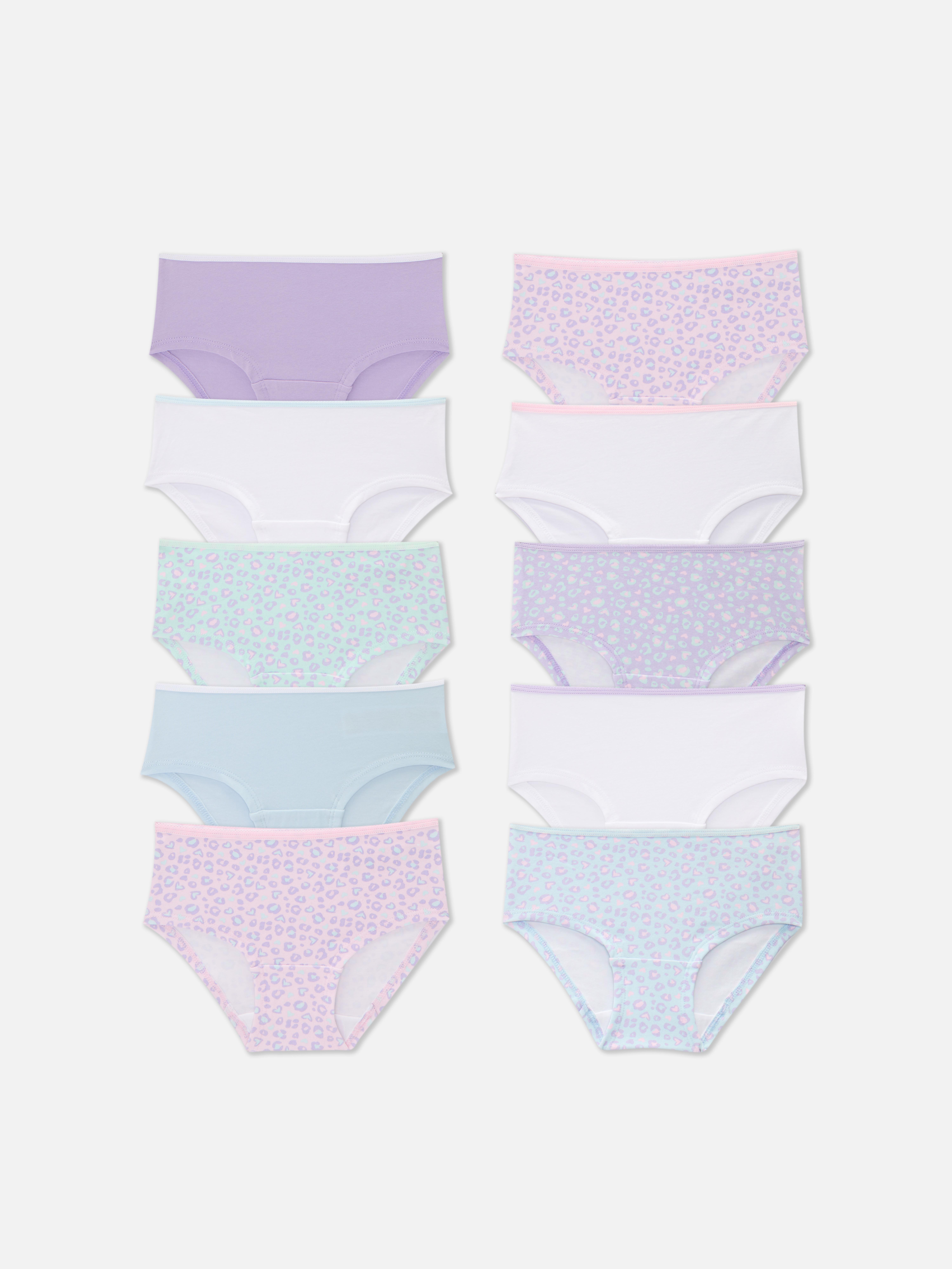 1.5-15yrs | 10pk Leopard Print Briefs