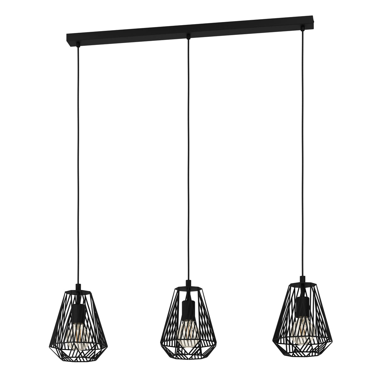 EGLO hanglamp Stype - e27 - 96 cm - zwart