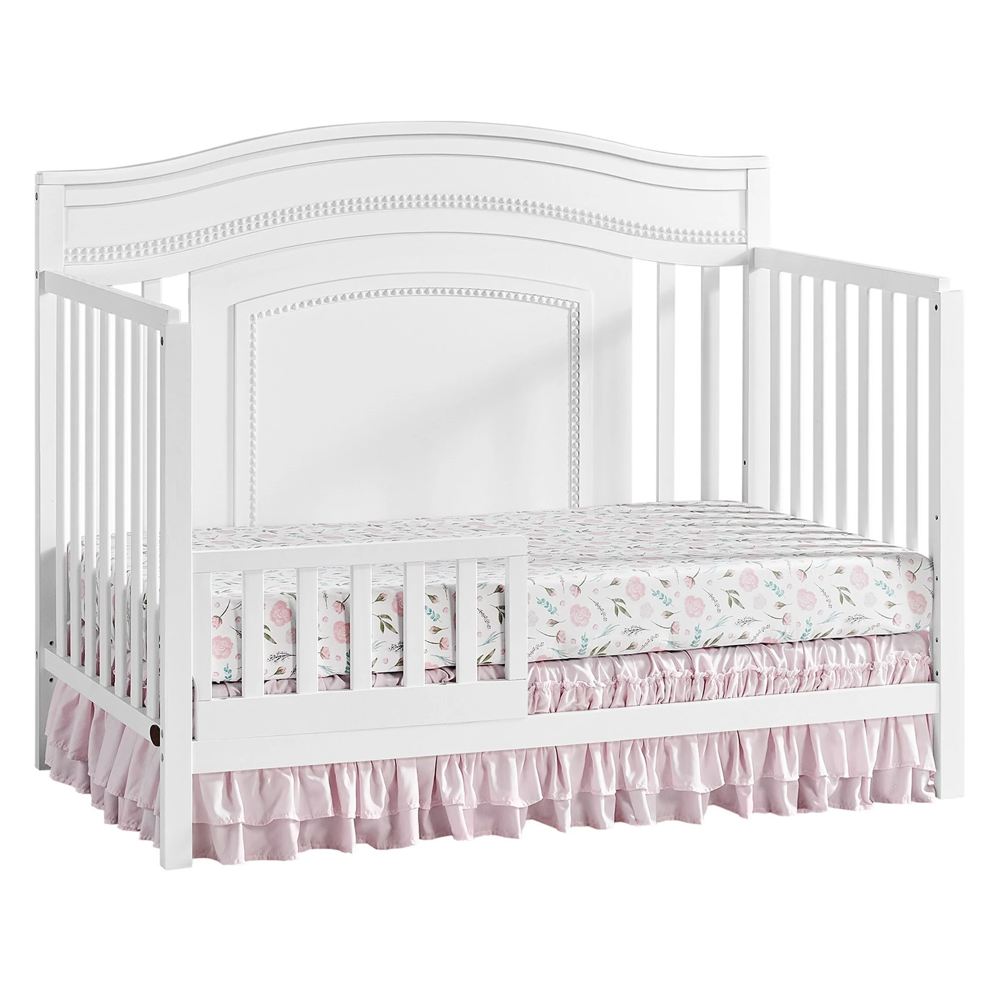Oxford Baby Briella 4 in 1 Convertible Crib - White