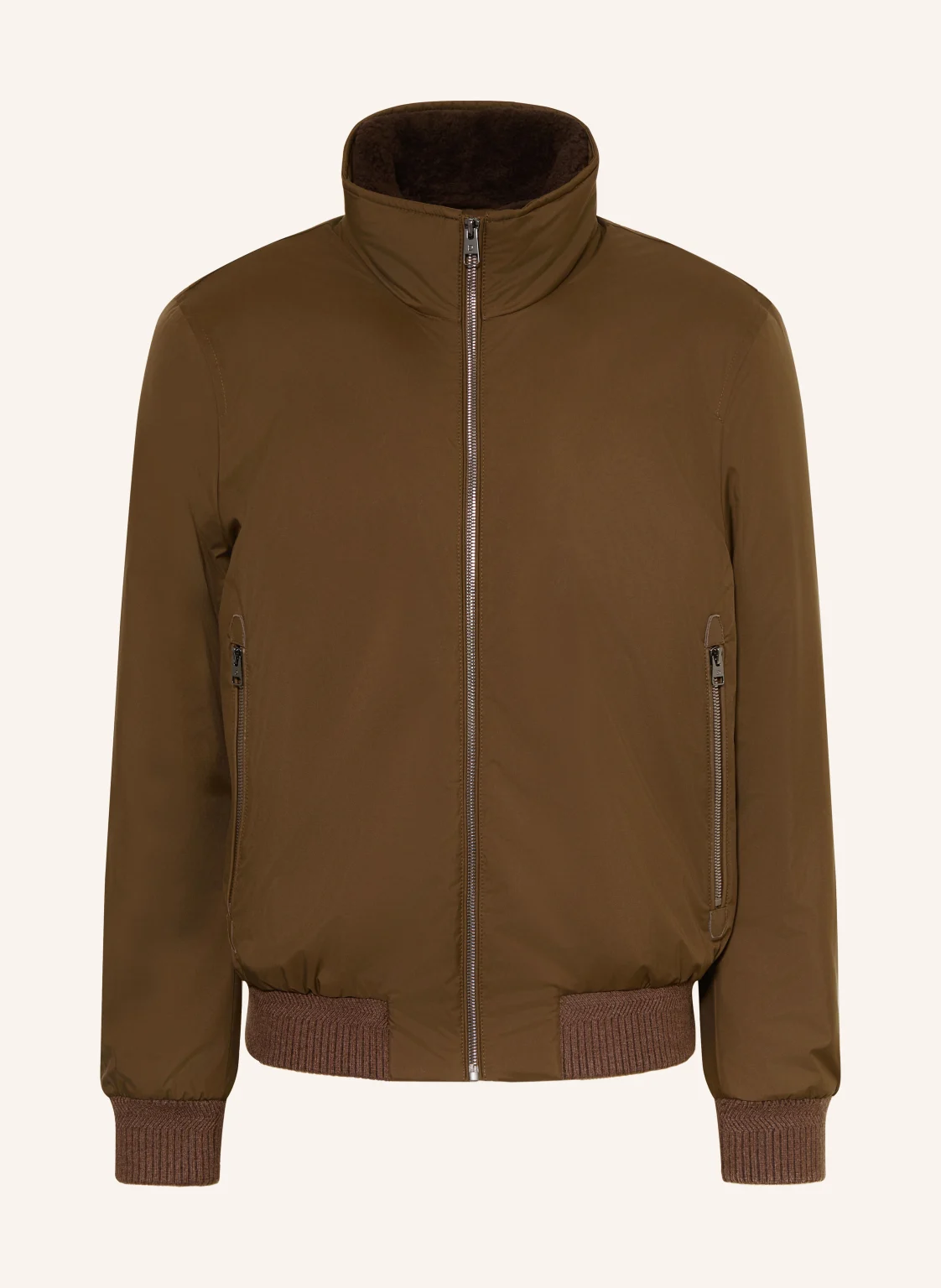 DRESSLER Blouson mit abnehmbarem Kunstfell-Kragen