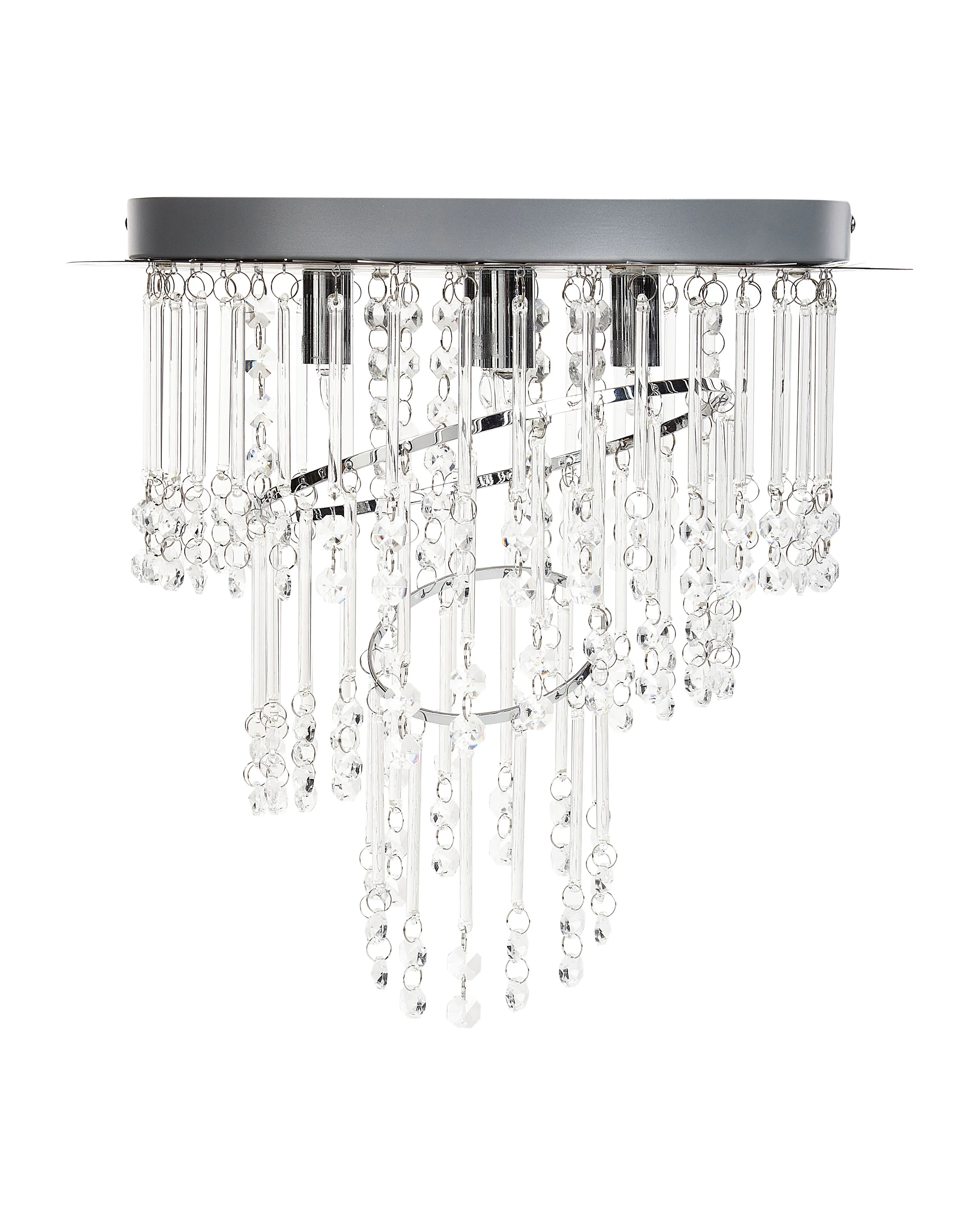 Chandelier ESMELLE L Crystal Silver