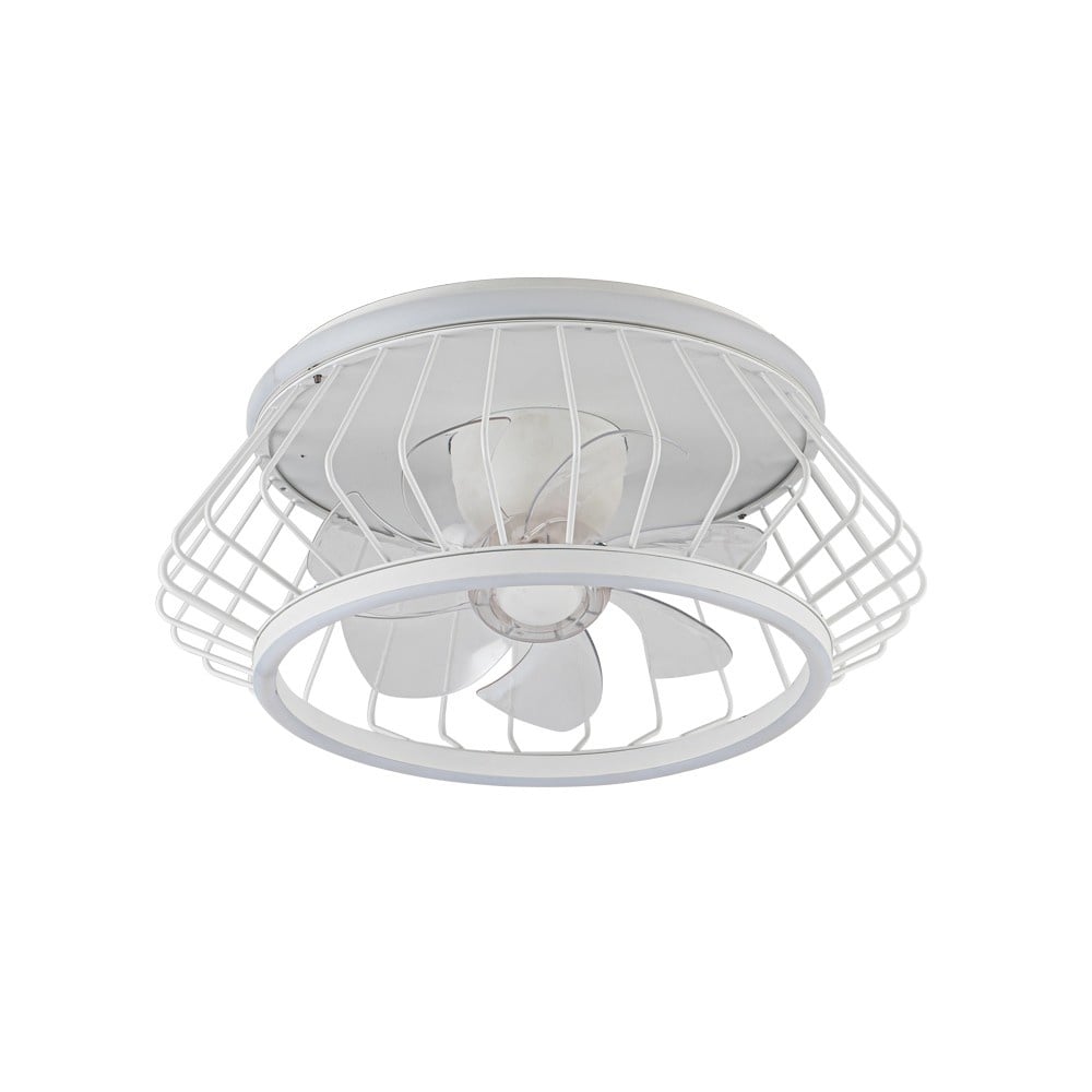 CristalRecord plafondventilator Cobra - 2 lichts - 50 x 20  cm - wit