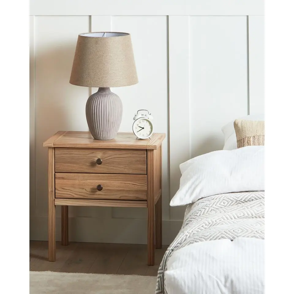 SALTON - Nachtkastje - Lichte houtkleur - Sassafras