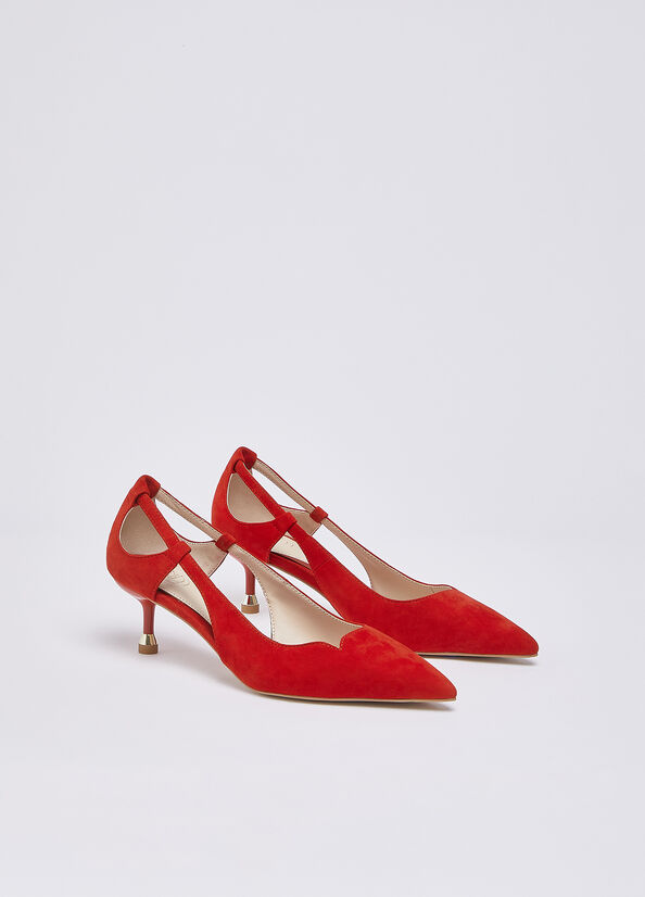 D&eacute;collet&eacute; in camoscio