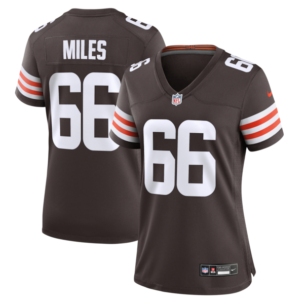 Joshua Miles Cleveland Browns Nike Women's Team Game Jersey -  Brown