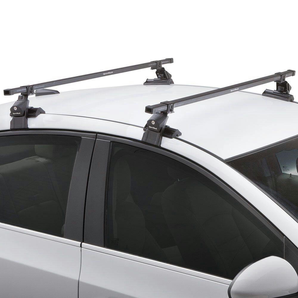 SportRack SR1010 Complete Roof Rack System, Black, 2-pc